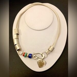 Dganit Hen statement silver necklace